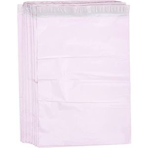triplast 13 x 43 cm enveloppen van kunststof - roze (100 stuks)