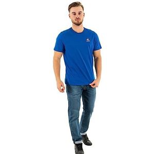 Le Coq Sportif T-shirt, uniseks, elektrisch, maat XS, elektrisch blauw