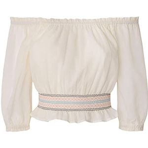 Pepe Jeans Sella blouse voor meisjes, Wit (schuim)