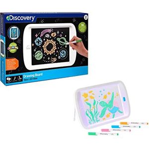 Discovery 1303002031 1303002031-Drawing Board Neon LED Glow Tablet voor tekenen met heldere kleuren voor kinderen vanaf 6 jaar