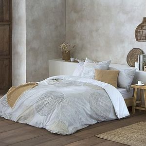 ETHERE MAISON Dekbedovertrek Aimi Bed 90 cm - 150 x 220 cm, katoen 200 draden/cm², sluiting met knopen.