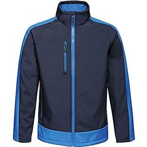 Regatta TRA618 5WV40 waterdichte softshelljas 3 lagen in contrasterende kleur Profi Navy/NewRoyal, XS