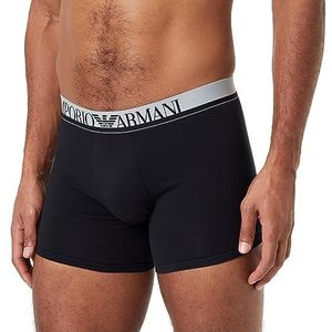 Emporio Armani Emporio Armani The New Icon Boxershorts voor heren, 1 stuk, zwart.