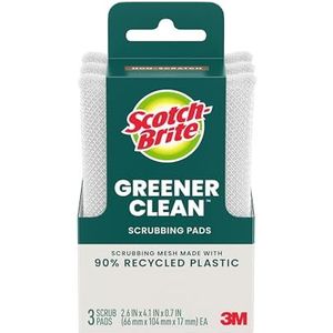 Scotch-Brite Greener Clean Schuurborstel, krasbestendig, meerkleurig, 18 stuks