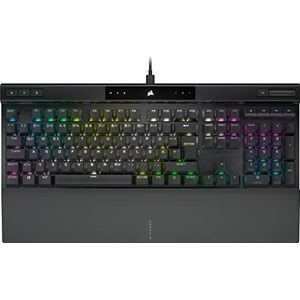 Corsair K70 PRO RGB mechanisch mechanisch gaming toetsenbord - OPX lineaire schakelaar - dubbele schot PBT toetsen - iCUE compatibel - QWERTZ DE - PC, Xbox - zwart