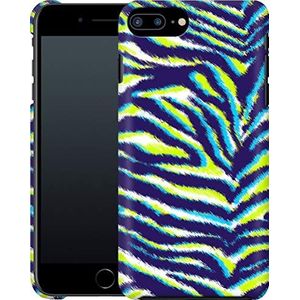 caseable Apple iPhone 7 Plus / 8 Plus hoes hard case beschermhoes stootvast krasbestendig gekleurd ontwerp rondom print zebra neon dierenprint