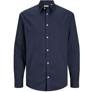 JACK & JONES Jjepaulos T-shirt Ls Sn Jeans Heren, marineblauw blazer