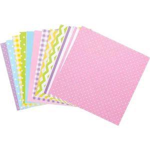Baker Ross pastelkleuren bedrukt papier - 48 stuks, pastel kraftpapier voor kinderen (FC671)