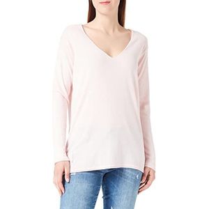 Blauer Maillot Col V Sweater Femme, 545 Rose Clair, 42