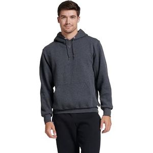 Russell Athletic Dri-Power Fleece Hoodie voor heren, Zwarte Heather