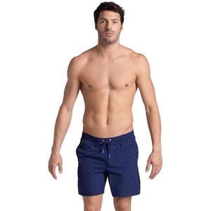 ARENA Heren Arena Beach Boxer Solid Strandshorts voor heren, Navy Blauw