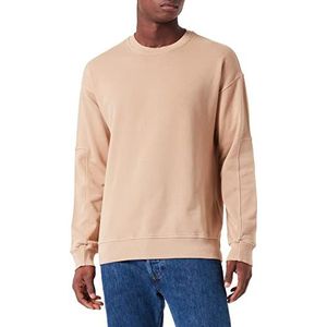 United Colors of Benetton Sweatshirt met capuchon voor heren, beige 793