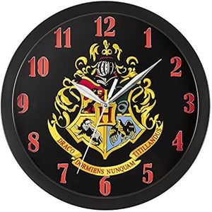 Harry Potter Disney HP3049 Wandklok voor kinderen, zwart frame