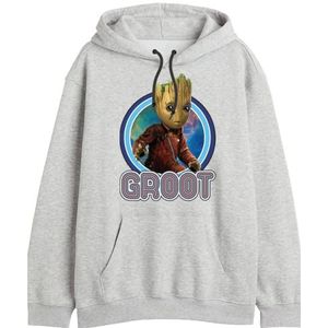 Marvel Megugamsw134 Hoodie voor heren, Grijs Melange