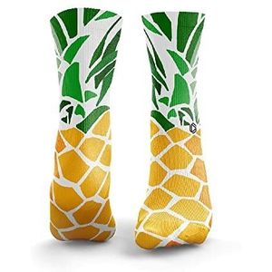 HEXXEE Ananas Sokken Heren Multicolor L Kleurrijke Large, Meerkleurig