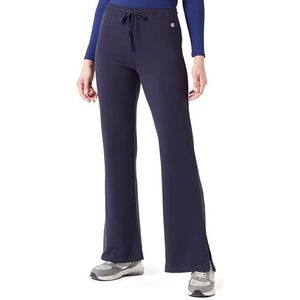 Champion Legacy Icons W-Spring Terry Wide Leg Flare Pantalon de survêtement pour femme, Bleu marine, XL