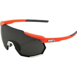 100% GAFAS RACETRAP-Soft Tact Oxyfire-Black Mirror zonnebril, uniseks, zwart (meerkleurig), Eén maat