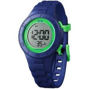 Ice-Watch 021006 Horloge voor jongens, digitaal, kwarts, met armband van kunststof, blauw, Blauw
