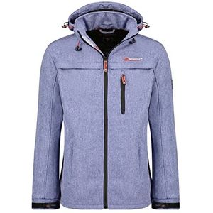 Geographical Norway Tarmak Men Softshell voor heren (1 stuk), Blauw