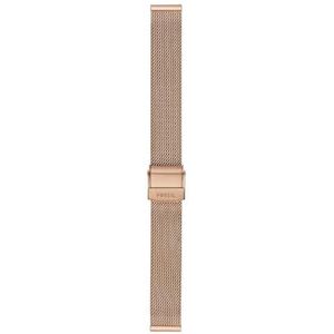 Fossil Horlogebandje voor dames 14 mm van leer, Litehide™ leer of staal, Leer, Geen edelstenen