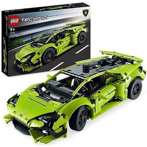 LEGO 42161 Technic Lamborghini Huracán Tecnica, modelbouwset voor kinderen, jongens, meisjes en autosportfans, cadeau-idee om te verzamelen