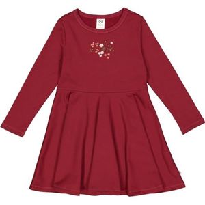 Müsli by Green Cotton Flora sweatjurk voor meisjes L/S, Bordeaux