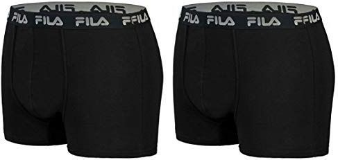 Fila FU5004/2 boxershorts voor heren, zwart.