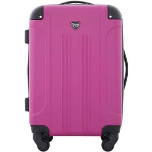Travelers Club Chicago harde koffer met wielen, uittrekbaar, 50,8 cm, roze, Roze, One Size, Travelers Club Chicago Reiskoffer Uitbreidbaar, 50,8 cm