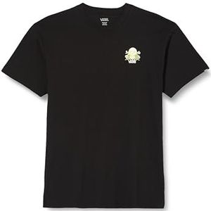 Vans Mindcheck T-shirt voor heren, zwart.