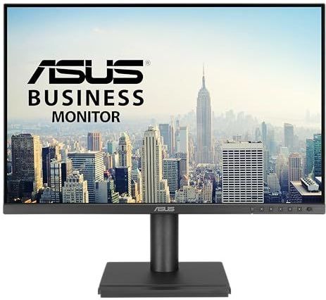 ASUS BE248QF Moniteur 24"", WUXGA IPS (1920 x 1200), HDMI, Frameless, Microphone et haut-parleur intégrés, Design ergonomique, Eye Care, Faible lumière bleue, Montage mural, Noir