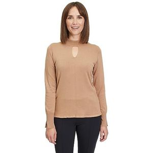 Betty Barclay 5965/2211 dames sweatshirt, Gouden kameel.