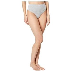 Spanx Coton Comfort Thong slips voor dames, grijs.