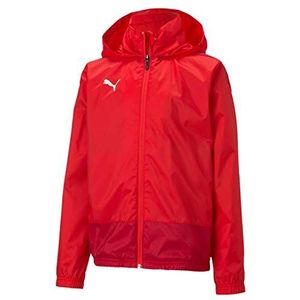 PUMA Jungen teamGOAL 23 Training Jr Regenjacke, Red/Chili Pepper, 116