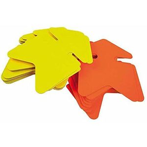 APLI 100411-50 Fluo flekken, geel/oranje, 6 x 9 cm