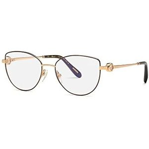 Chopard Damesbril, koper, goud, glanzend, met kleurrijke delen, 53, Koper Goud Glanzend met Gekleurde Onderdelen