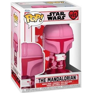 Funko Pop! Star Wars: Valentines - Mandalorian - Star Wars: The Mandalorian - Vinyl Figuur om te verzamelen - Cadeau-idee - Officiële Producten - Speelgoed voor Kinderen en Volwassenen - TV Fans