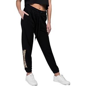 Lonsdale Kerrysdale joggingbroek voor dames, Zwart/Goud