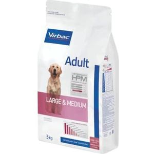 Virbac Veterinary HPM Vet Dog Ad M/L hondenvoer, 16 kg