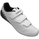 Giro Stylus Fietsschoenen voor heren, wit, 45 EU, Wit.