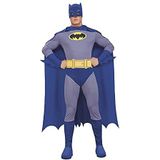 Rubie's Officieel Batman-kostuum voor volwassenen, blauw, maat S