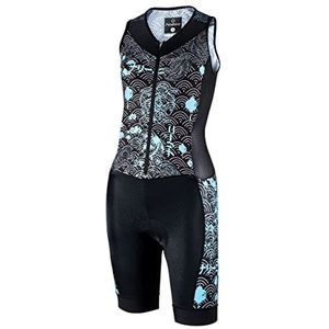 NALINI 02907701100C000.10 SAPPORO 1972 Femme Body Cyclisme Noir/Bleu