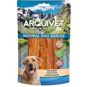 Arquivet, Kippenreepjes, Natural Dog Snacks, Hond Snacks, 100 g