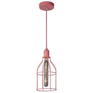 Lucide POLA – hanglamp kinderkamer – Ø 15 cm – 1 x E27 – roze