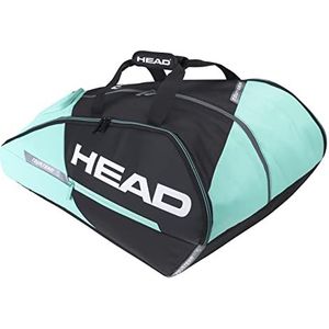 HEAD Tour Team Padel Monstercombi Uniseks Tennistas voor volwassenen, zwart/munt., padel tas
