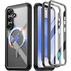 Poetic Guardian MagPro beschermhoes voor Galaxy S25+ Plus 6,7 inch (2025), [6,1 m valgetest, Mil-Grade kwaliteit] Geïntegreerde displaybescherming [werkt met vingerafdrukidentificatie