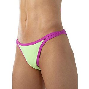 Speedo Neon Freestyler Dames Bikini X Brief AF, meerkleurig (Brigght Zest/Neon Orchid)