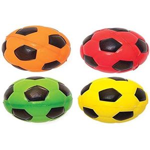 Baker Ross AX325 Mini zachte voetbalballen, verpakking van 6 stuks, springballen, perfect voor kinderfeestzakjes, gunsten, zakspeelgoed of kleine cadeaus voor kinderen