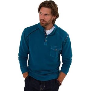 Joe Browns Sweat-Shirt Personnalisé Col Entonnoir Homme Coupe Regular Fit Bleu XL, bleu, XL