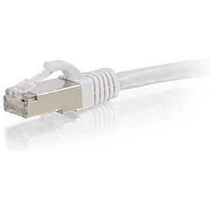 C2G 89939 Cat6a afgeschermde (STP) netwerkpatchkabel RJ-45 (M) naar RJ-45 (M) - 5m - STP - CAT 6a - gegoten zonder problemen - wit