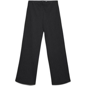 VERO MODA Vmberlin My Mw Wide Print Pant Noos Vmberlin My Mw Damesbroek met wijde print, 1 stuk, Obsidiaan